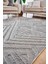 Apex Orion 4223 Gri Saçaklı Kabartmalı Modern Makine Halısı 1