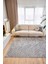 Apex Orion 4223 Gri Saçaklı Kabartmalı Modern Makine Halısı 2