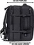 Sırt Çantası Laptop Bölmeli 15.6 Inç Tam Körüklü USB Siyah 4