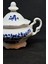 Porzellan Kobalt Mavi Vintage Vintage Şekerlik 170 Ml 2