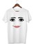 Roblox Women Face Tişört Beyaz Roblox Kadın Tişört Face Roblox T-Shirt 1