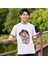 Steve Gülüyor Minecraft Tişörtleri Beyaz T-Shirt Minecraft Çocuk Yetişkin Tişört 3