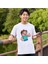 Steve Onaylıyor Tişörtleri Beyaz T-Shirt Minecraft Steve Tişört Çocuk Yetişkin Tişört 4
