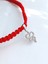 Gümüş Kırmızı Ip Yılan Tasarım Kişiselleştirilebilir Choker Kadın Kolye Sevgililer Günü Hediye 2