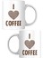 I Love Coffee Kupa Bardak Kahve Kupa Bardak 2