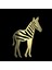 14 Ayar Altın Kolye Ucu zebra GM326 1 gr 4
