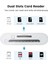 NK1022 Apple iPhone iPad Lightning To SD Camera Reader SD Micro SD Kart Okuyucu Kablo Adaptör-Beyaz 4