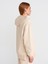 40401 Yanları Fermuarları Sweat-Açık Bej 2