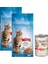 Mix Adult Cat Tavuklu ve Balıklı Renkli Kedi Maması 1 kg x 2 Ad. + Yaş Mama 400 Gr. ( Dana Etli ) 1