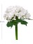 Yapay Çiçek Islak Dokulu Ortanca Buket Beyaz 26 Cm. 2