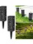 2 Li Set Güneş Enerjili Solar Yürüyüş Yolu, Güneş LED Işıkları Gün Işığı Açık Bahçe Dekoratif Suya Dayanıklı Solar Veranda Çim Driveway Peyzaj Süslemeleri İçin Peyzaj Işıkları 3