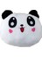 8683200803453 Panda Figürlü Kalp Yanaklı Sevimli Peluş Yastık Minnoş Yavru Panda Tasarımlı Dekoratif Yastık, Çok Renkli, Medium 1