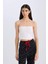 Crop Pamuklu Beyaz Askılı Atlet-Fall in Love Y2249AZ25SP 1