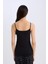 Pamuklu İnce Askılı Siyah İç Atlet-Fall in Love M6858AZ25SP 5