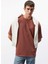 Oversize Geniş Kalıp Bisiklet Yaka Kısa Kollu Basic Düz Ağır Kumaş Tişört X3926AZ25SP 4