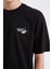 %100 Pamuk Looney Tunes Boxy Fit Bisiklet Yaka Sırt Baskılı Kısa Kollu Tişört E0328AX25SP 5