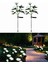2 Adet Solar Güneş Enerjili, Beyaz Gül Dalı, Gerçekliği Artırılmış, Havuz Kenarı, Peyzaj Süslemeleri İçin, IP65 Su Geçirmezlik, Beyaz Led, 80 cm Büyük Boy 1