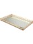 Aynalı Gold Söz Tepsisi 56*33*6 cm 1