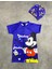 Erkek Çocuk Mickey Mause Baskılı Mayo Bone Takım 1