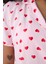 Amour Gömlek Şortlu Pembe Pijama Takımı - Loves Paris Koleksiyonu 3