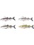 3D Tpe Mullet 130 29 gr Ss Sahte Balık White Silver 1