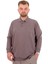 Mode Xl Büyük Beden Erkek Sweat Polo Selanik Basic 20441 Gri 1
