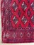 124X167 cm Canlı Kırmızı Vintage Halı, El Yapımı Antik Halı, Harika Dekoratif Kilim, Yün Afgan Halısı 3