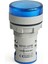 Mini Dijital Voltmetre 22mm Ac 60-500V LED Mavi Işık 2