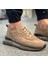 1029 Bej Nubuk Hakiki Deri Erkek Sneakers 2