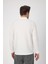 Lewin Erkek Ekru %100 Pamuk Waffle Çekmeyen Esneyen Kumaş Slim Fit Uzun Kol Polo Tişört 4