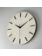 Zaman Çizgisi Saat - Doğal Ahşap Duvar Saati, El Yapımı, Sessiz, Modern Dekoratif Tasarım, 37 cm Büyük 2
