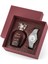 Lüx Taşlı Kadın Kol Saati ve Parfüm Seti Bordo Hediyelik Kutsunda Kombin Gümüş Renk ST-2139S2 2