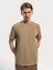 Regular Fit Bej Erkek T-Shirt LF2034875 1