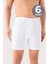 Erkek Beyaz Arjantin Paçalı Boxer 6'lı 1