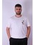 Yakamoz Baskılı Beyaz Erkek T-Shirt Tr-10 1