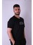 Lumineres Baskılı Siyah Erkek T-Shirt Tr-05 2