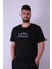 Lumineres Baskılı Siyah Erkek T-Shirt Tr-05 3