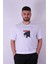 Savage Baskı Beyaz Erkek T-Shirt 3