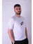Attent!on Baskı Beyaz Erkek T-Shirt 2