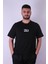 Be Mindfull Baskı Siyah Erkek T-Shirt 1