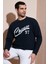 Pamuk Karışımlı Regular Fit Bisiklet Yaka Sweat Erkek SWEAT 5905468S 1