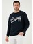 Pamuk Karışımlı Regular Fit Bisiklet Yaka Sweat Erkek SWEAT 5905468S 3