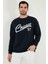 Pamuk Karışımlı Regular Fit Bisiklet Yaka Sweat Erkek SWEAT 5905468S 4