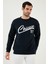 Pamuk Karışımlı Regular Fit Bisiklet Yaka Sweat Erkek SWEAT 5905468S 5