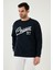 Pamuk Karışımlı Regular Fit Bisiklet Yaka Sweat Erkek SWEAT 5905468S 6