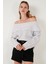 Oversize Fit Madonna Yaka Triko Kazak Bayan KAZAK 4615216 2