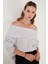 Oversize Fit Madonna Yaka Triko Kazak Bayan KAZAK 4615216 6