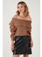 Oversize Fit Madonna Yaka Triko Kazak Bayan KAZAK 4615216 4