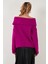 Oversize Fit Madonna Yaka Triko Kazak Bayan KAZAK 4615216 7