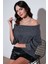 Oversize Fit Madonna Yaka Triko Kazak Bayan KAZAK 4615216 2